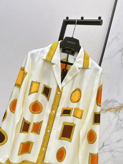 26ss Printed Silk Shirt