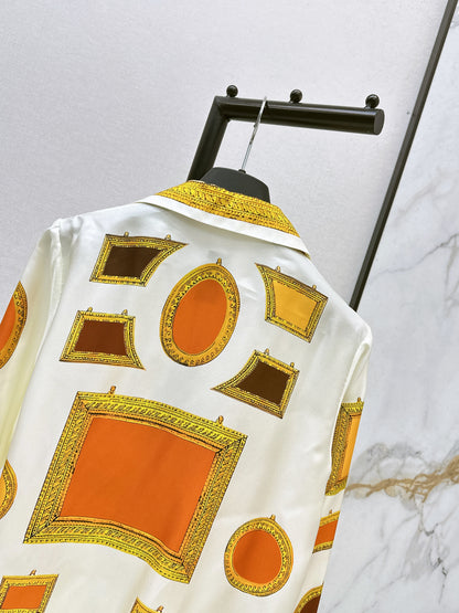 26ss Printed Silk Shirt