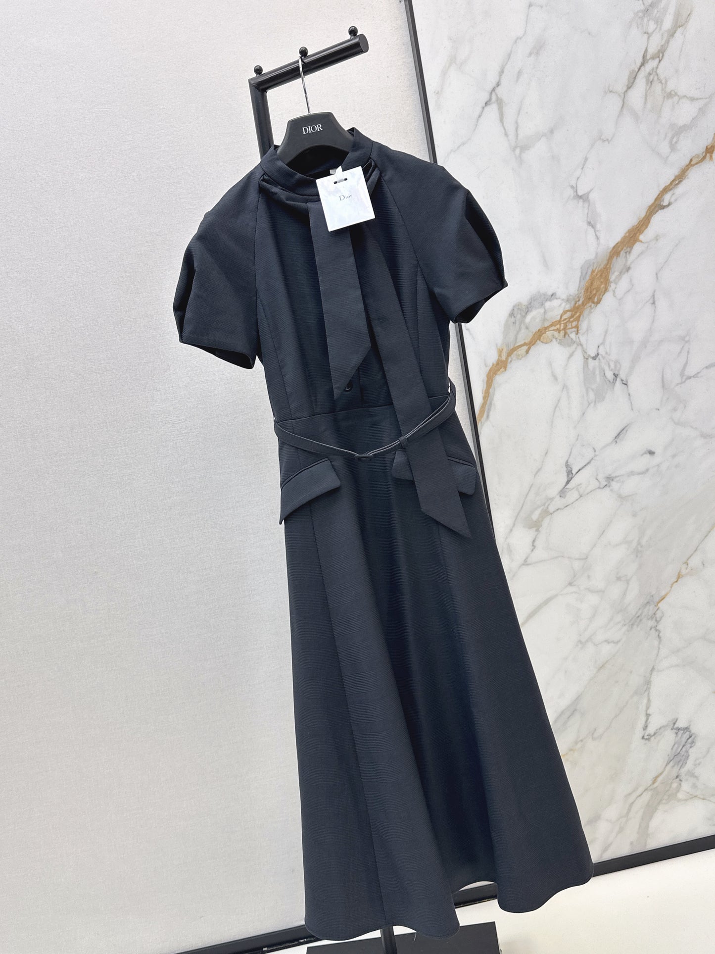 26ss Flowy Ribbon Maxi Dress