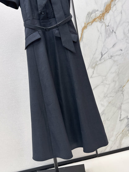 26ss Flowy Ribbon Maxi Dress