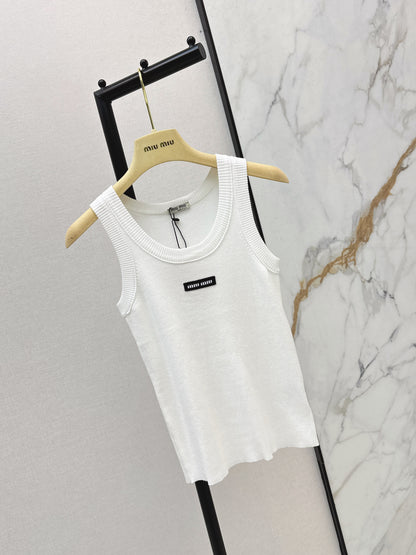 26ss Logo-embellished sleeveless vest