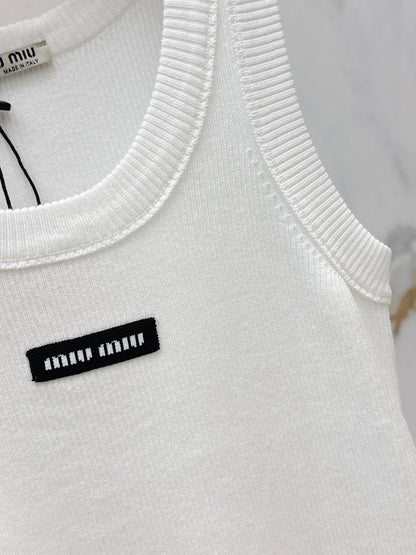 26ss Logo-embellished sleeveless vest