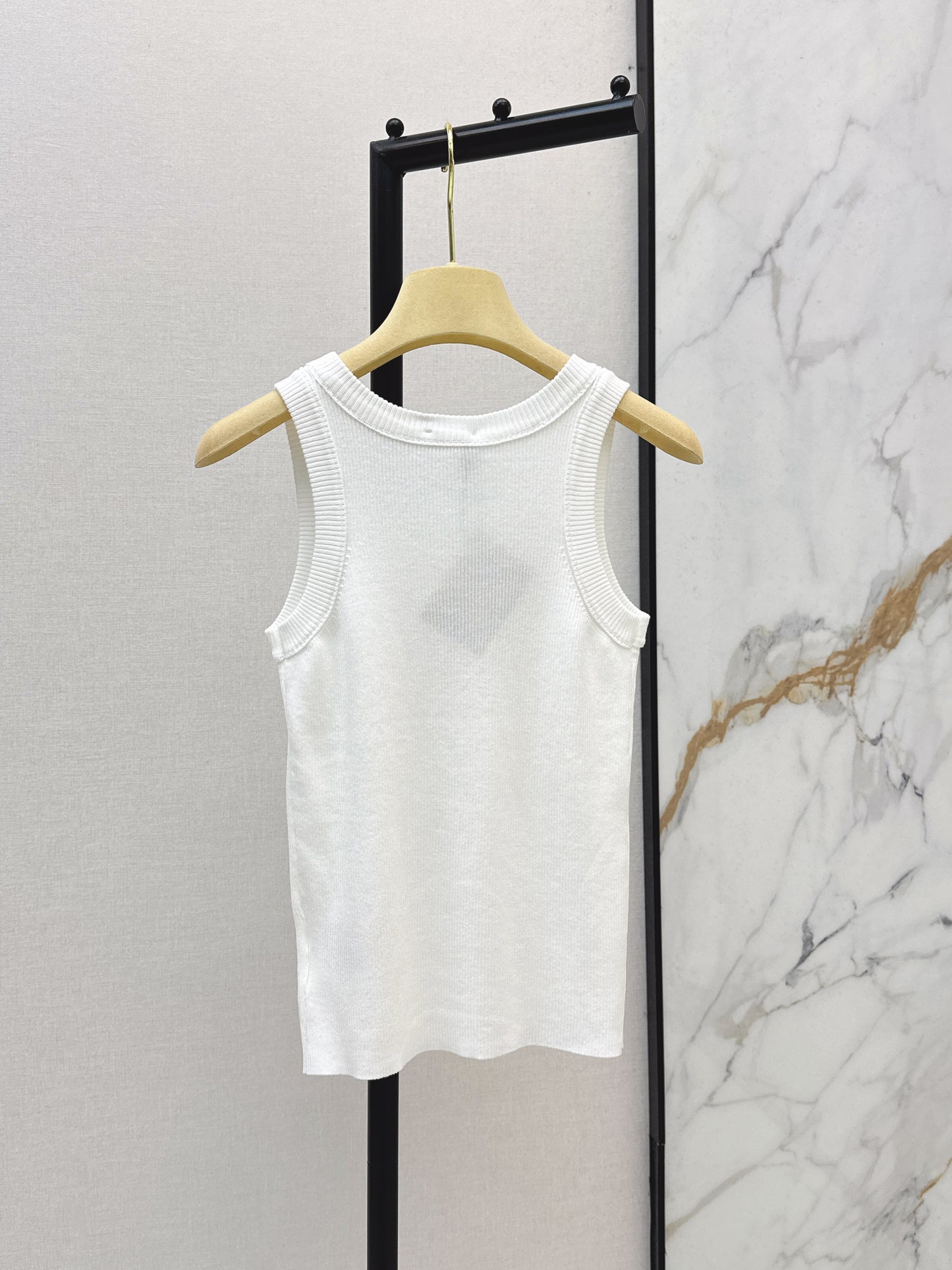 26ss Logo-embellished sleeveless vest