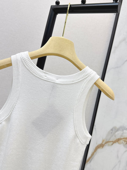 26ss Logo-embellished sleeveless vest