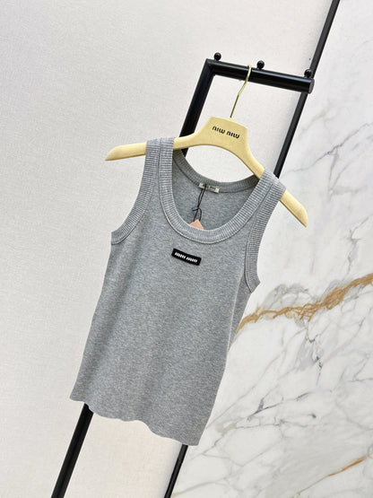 26ss Logo-embellished sleeveless vest