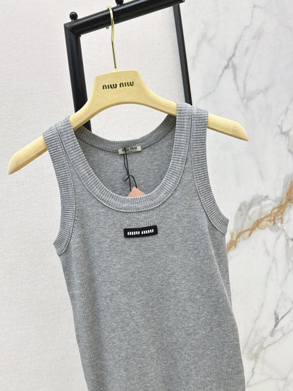 26ss Logo-embellished sleeveless vest
