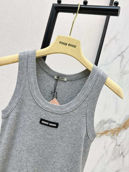 26ss Logo-embellished sleeveless vest