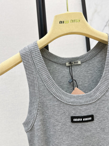 26ss Logo-embellished sleeveless vest