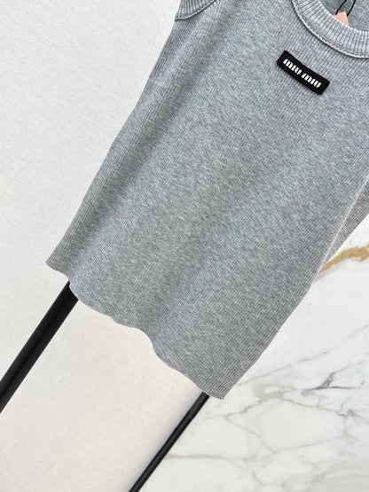 26ss Logo-embellished sleeveless vest