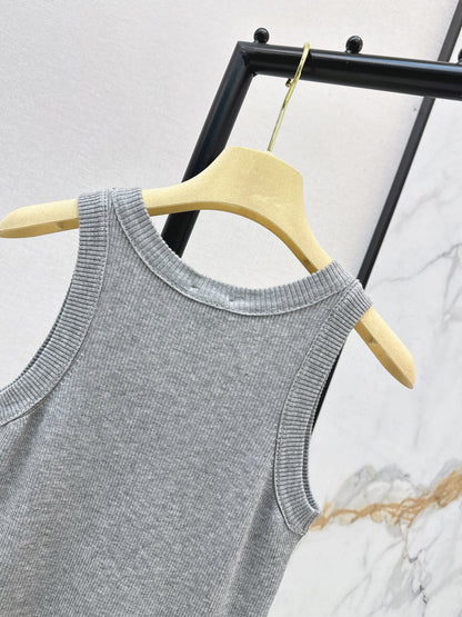 26ss Logo-embellished sleeveless vest