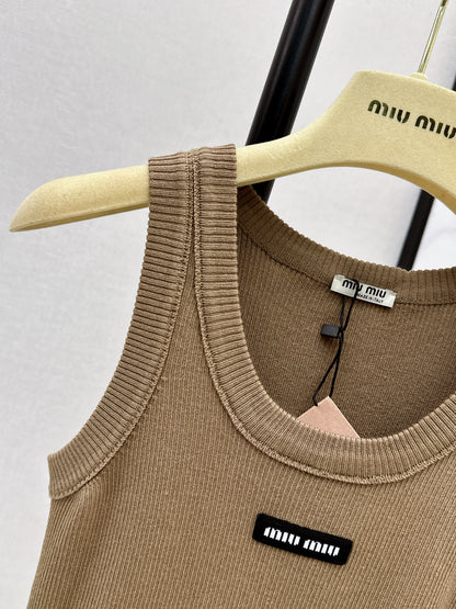 26ss Logo-embellished sleeveless vest