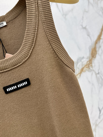 26ss Logo-embellished sleeveless vest
