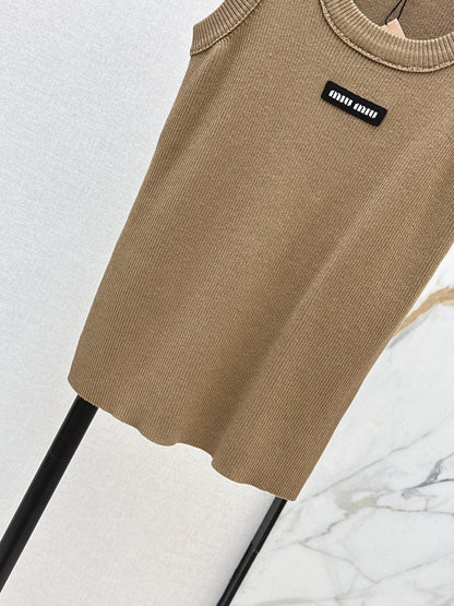 26ss Logo-embellished sleeveless vest