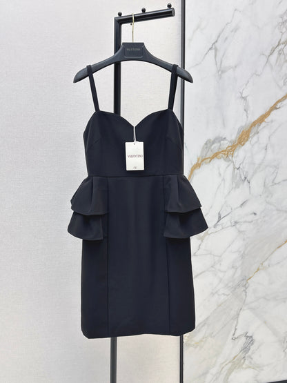 26ss Black slip dress