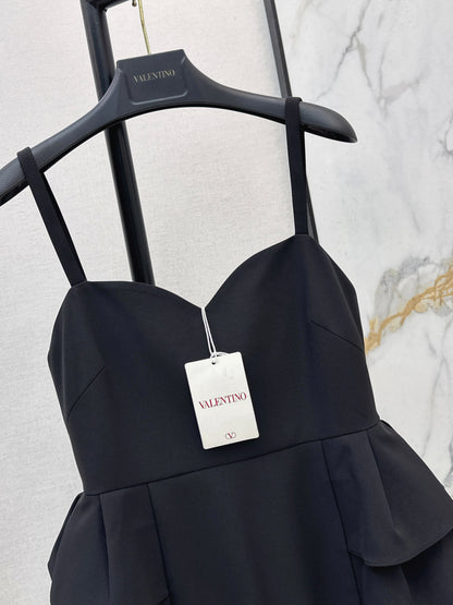 26ss Black slip dress