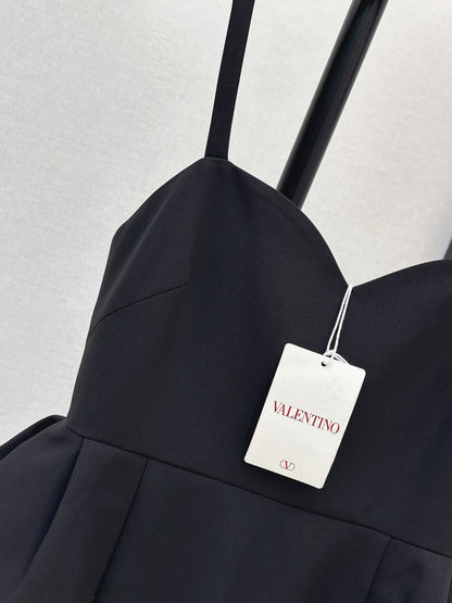 26ss Black slip dress