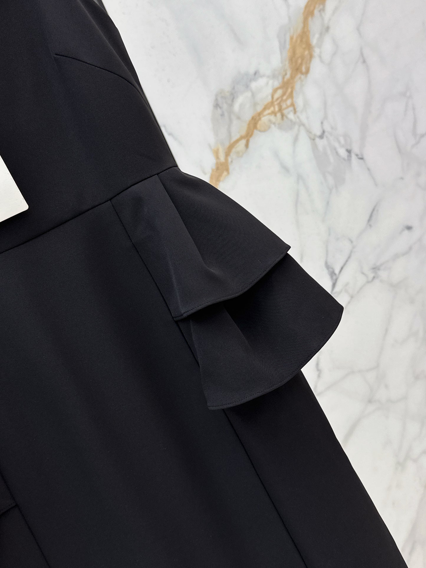 26ss Black slip dress
