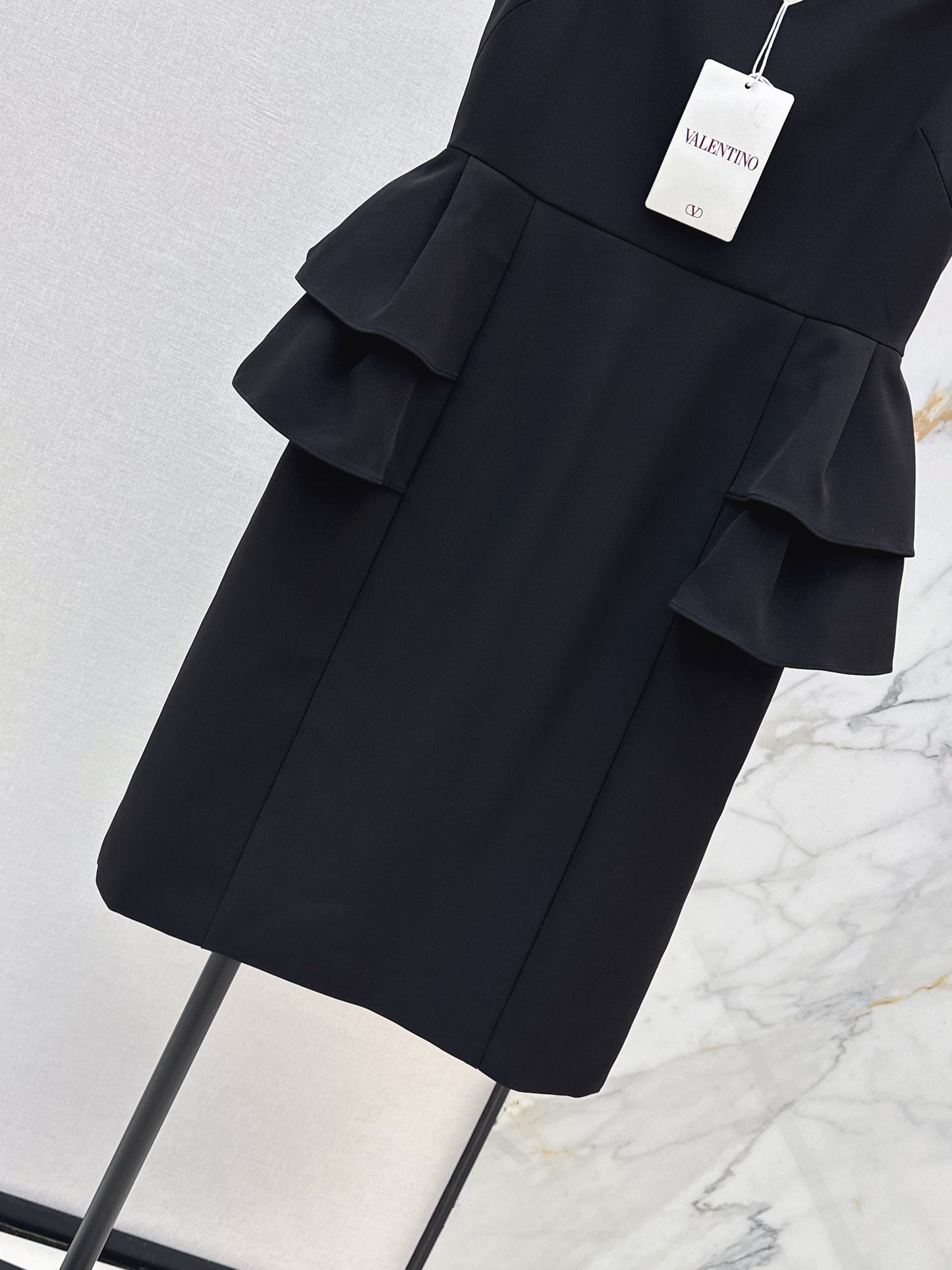 26ss Black slip dress