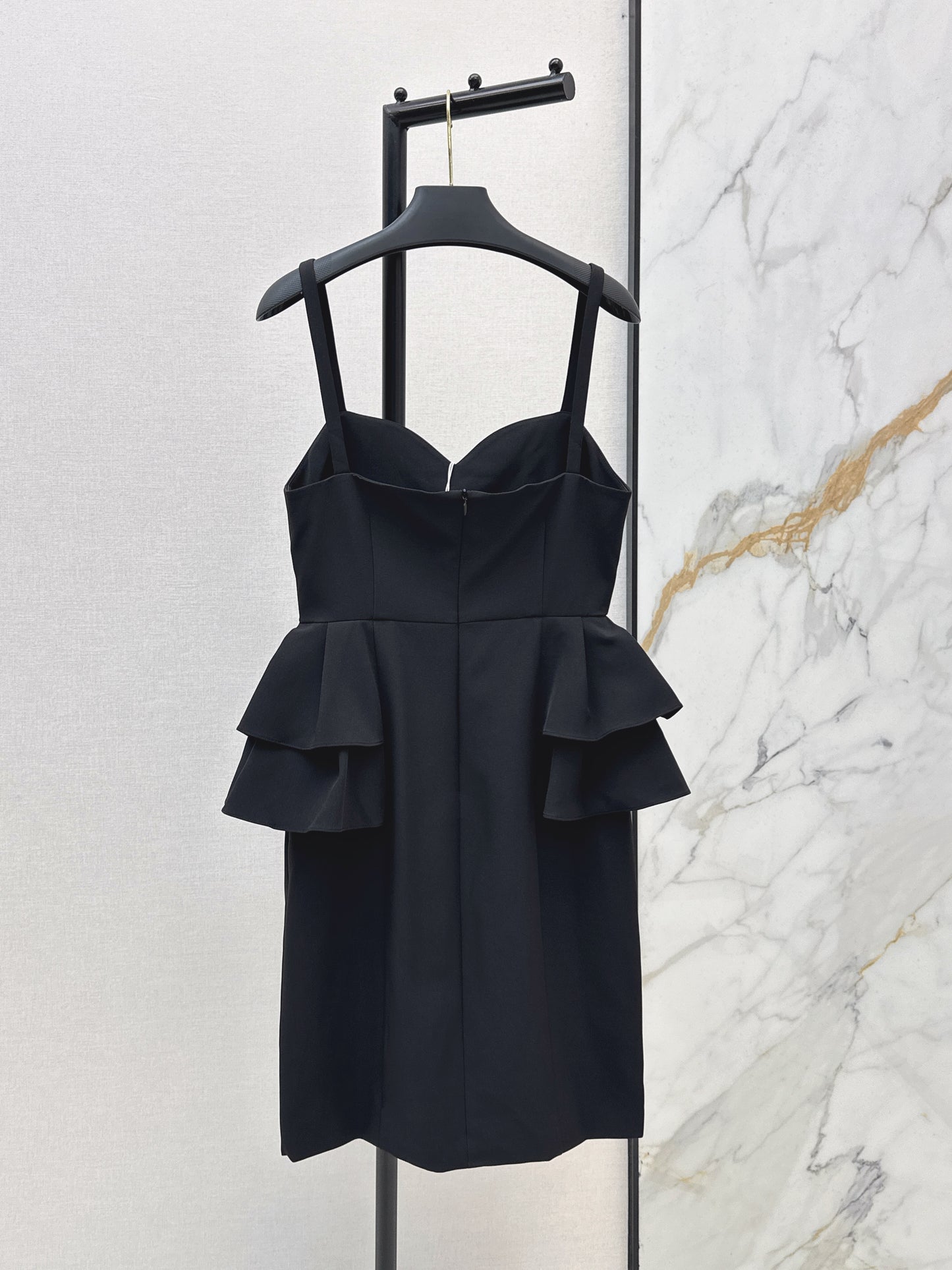 26ss Black slip dress