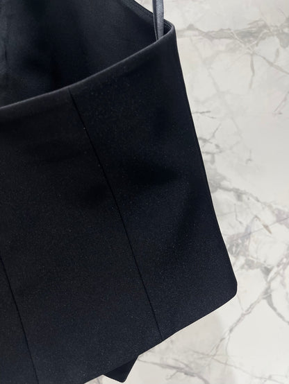 26ss Halter-neck Irregular Backless Vest