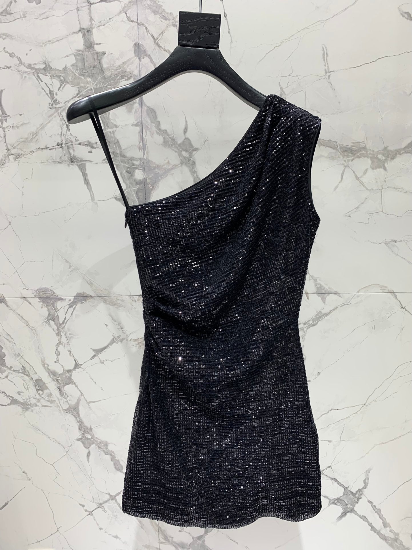 26ss Sequined Mesh Dress