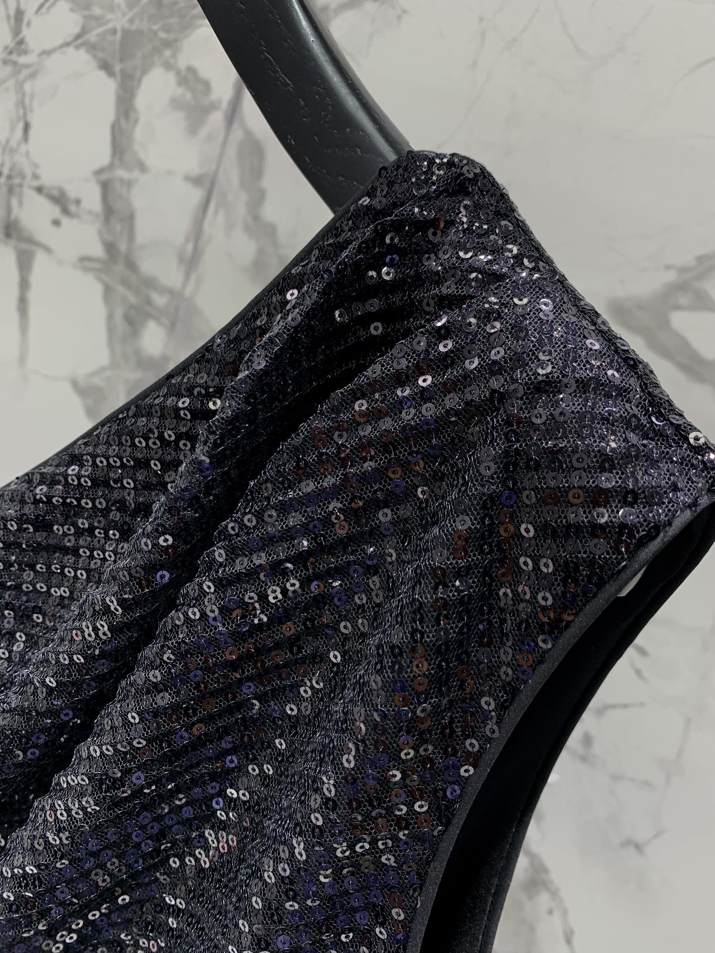 26ss Sequined Mesh Dress