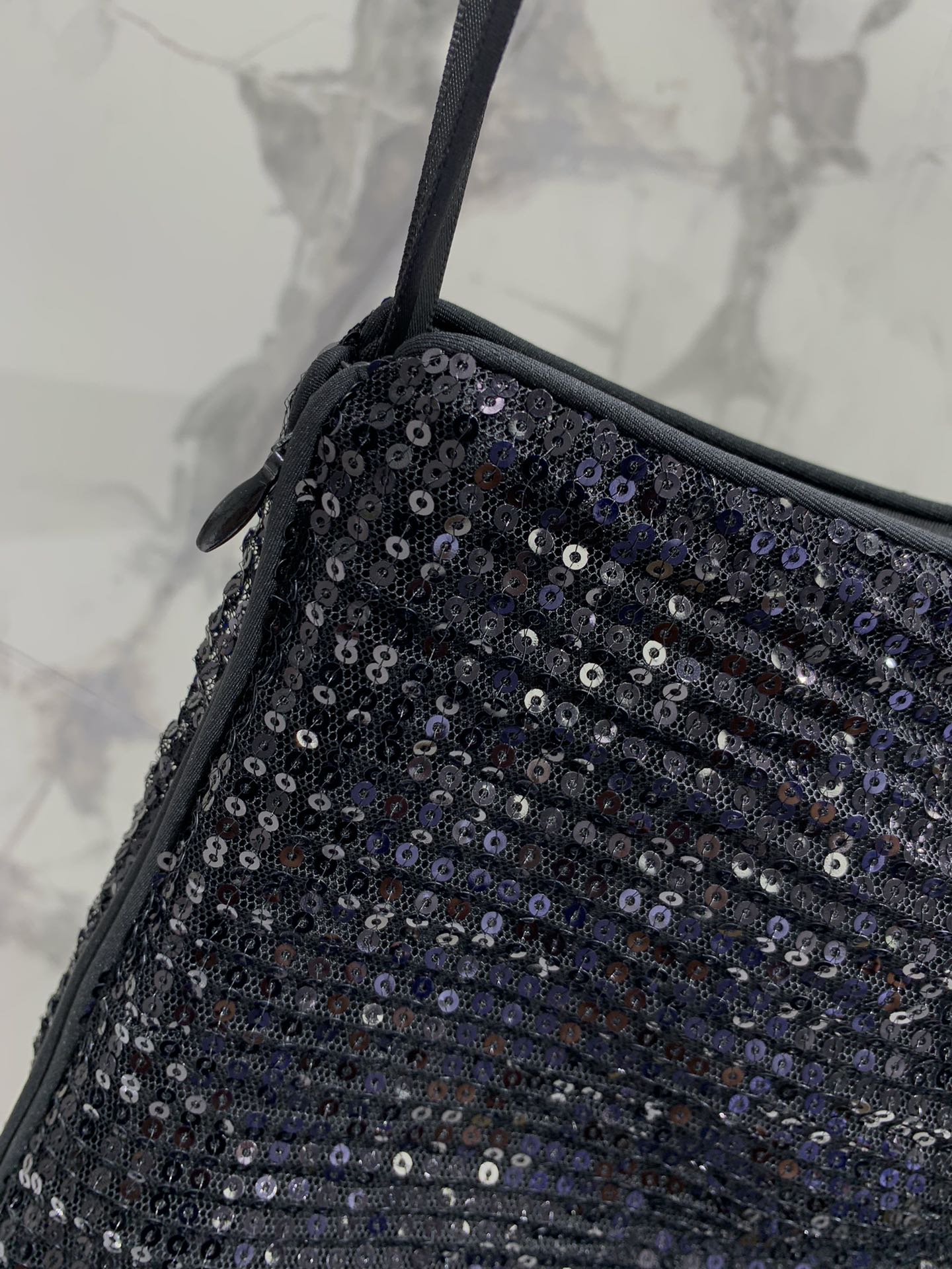 26ss Sequined Mesh Dress