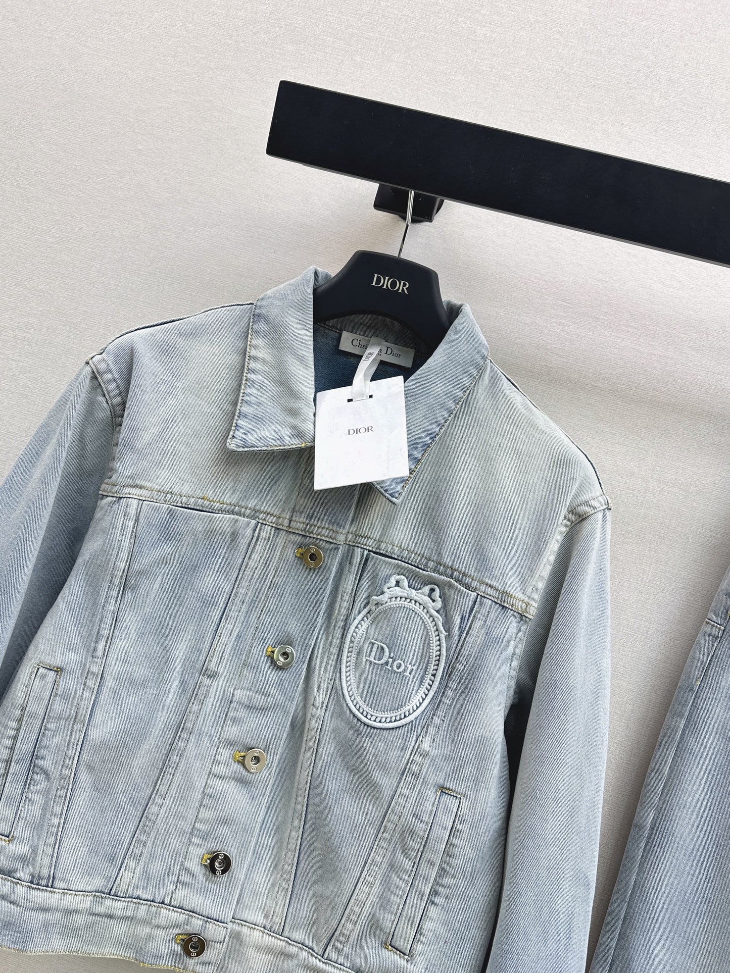 26ss Distressed Wash Ink White Jacket
