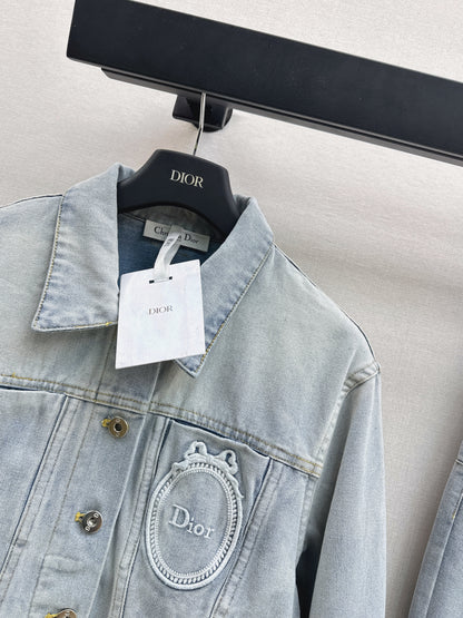 26ss Distressed Wash Ink White Jacket