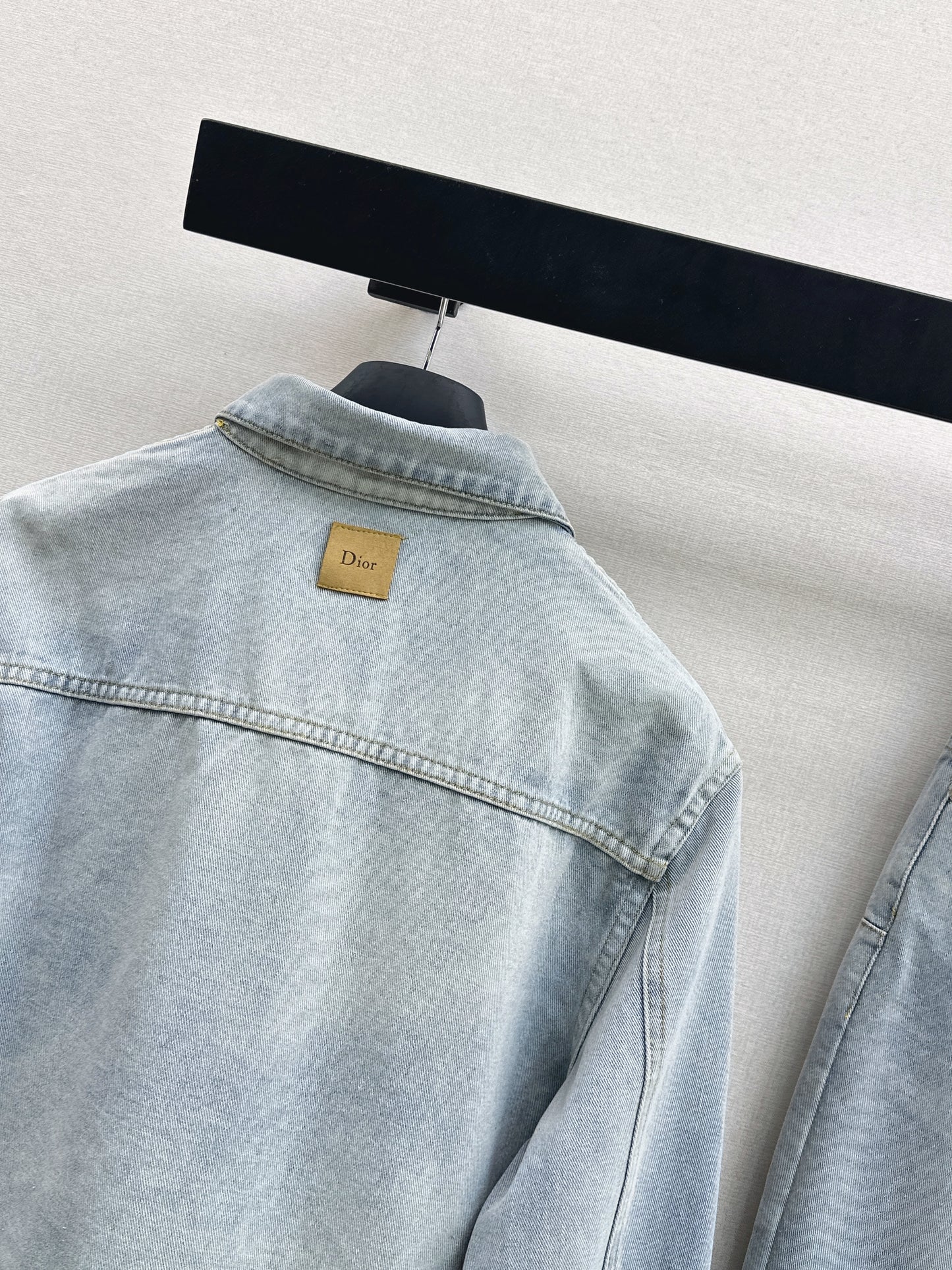 26ss Distressed Wash Ink White Jacket