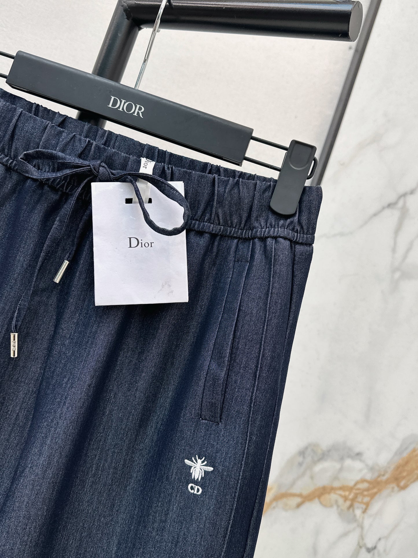 26ss Bee Embroidery Straight Leg Pants