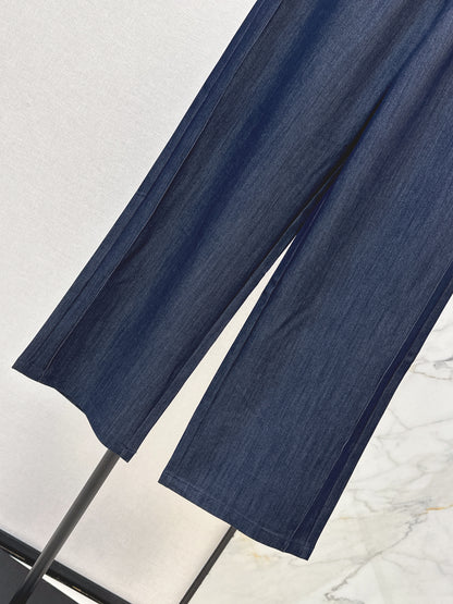 26ss Bee Embroidery Straight Leg Pants