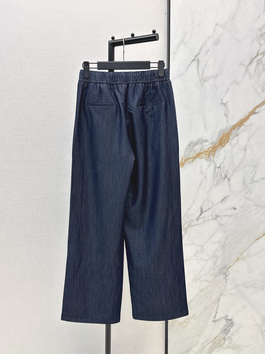 26ss Bee Embroidery Straight Leg Pants