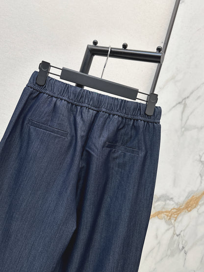 26ss Bee Embroidery Straight Leg Pants