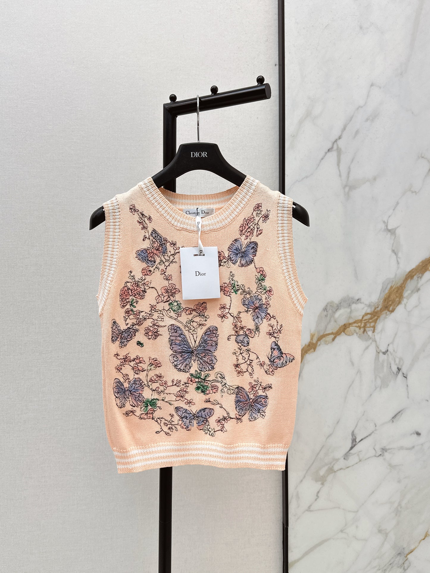 26ss Sleeveless Floral Pattern