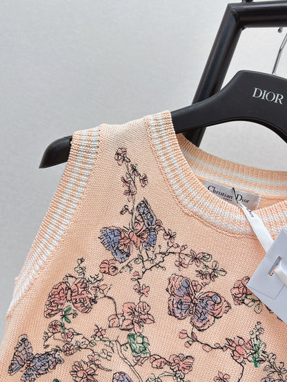 26ss Sleeveless Floral Pattern