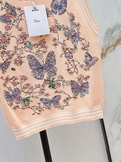 26ss Sleeveless Floral Pattern