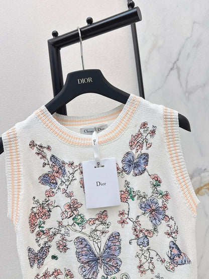 26ss Sleeveless Floral Pattern