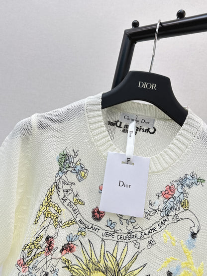 26ss Floral Pattern Short-Sleeve T-Shirt