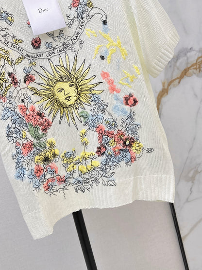 26ss Floral Pattern Short-Sleeve T-Shirt