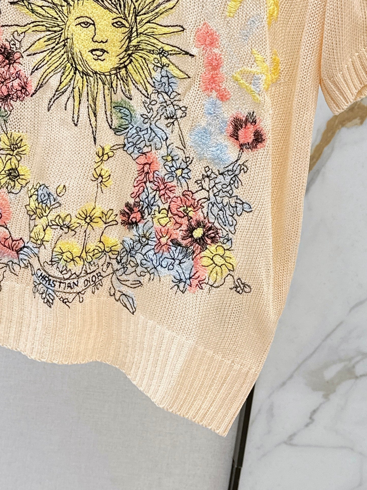 26ss Floral Pattern Short-Sleeve T-Shirt