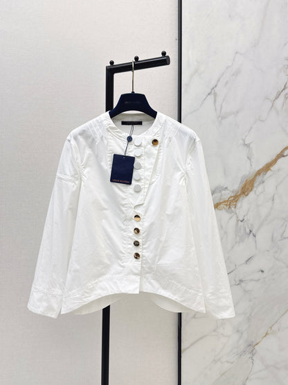 26ss Metal Button Shirt
