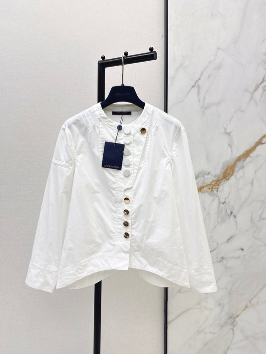 26ss Metal Button Shirt