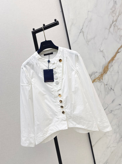 26ss Metal Button Shirt