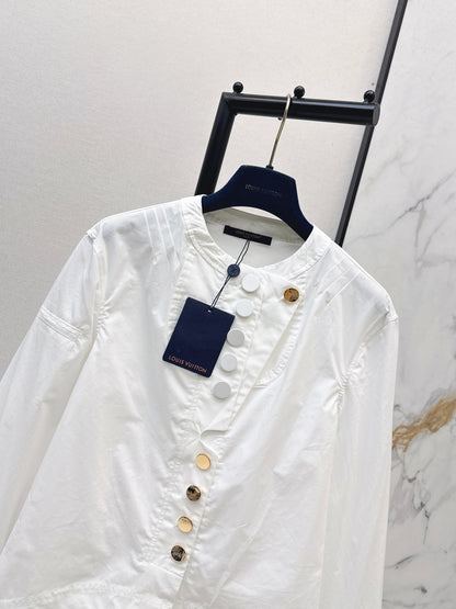 26ss Metal Button Shirt