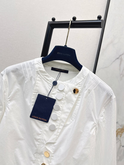 26ss Metal Button Shirt