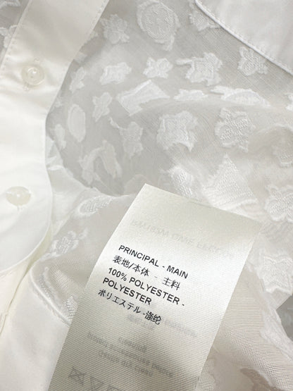 26ss Logo jacquard fabric shirt