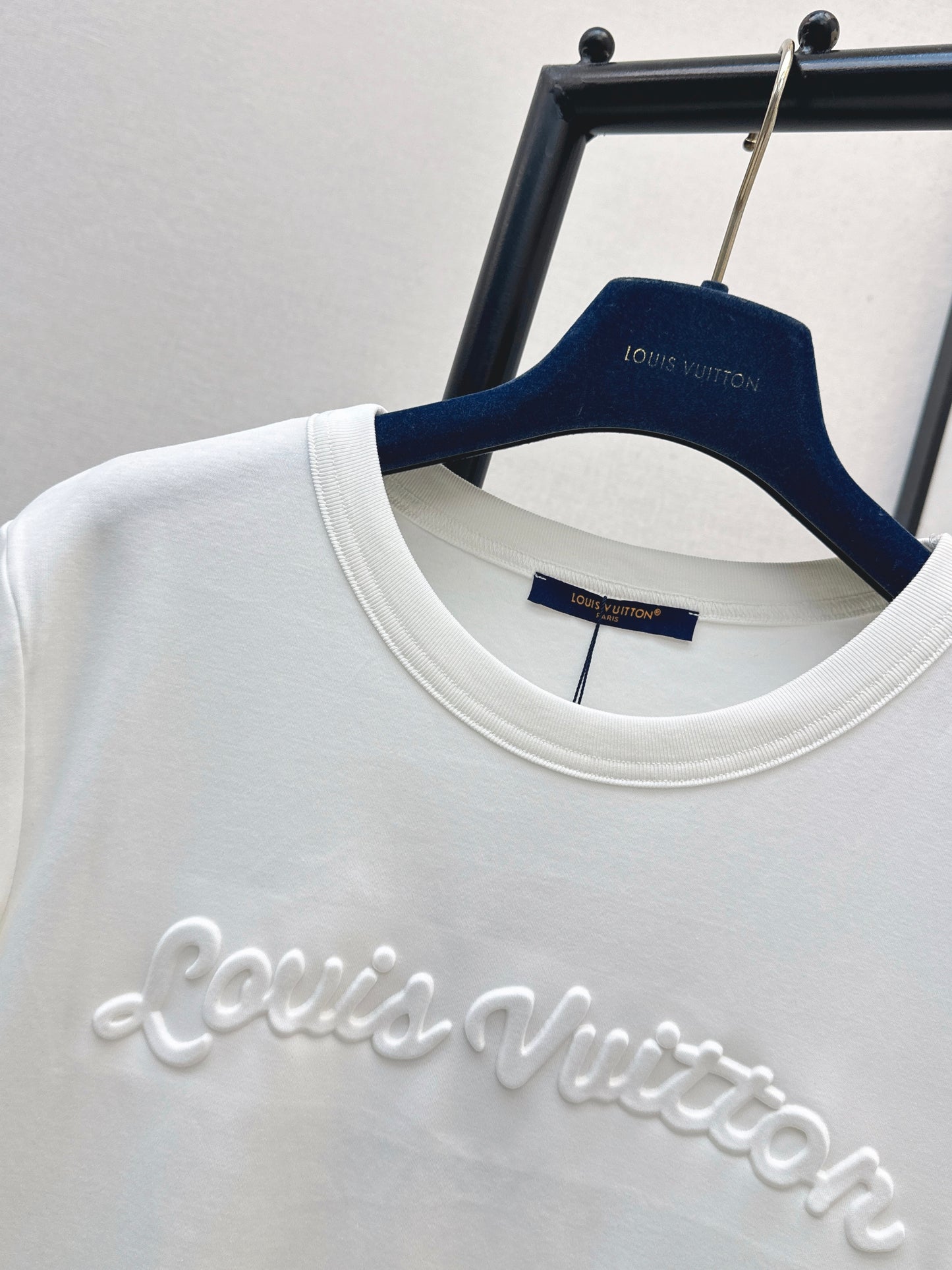 26ss Embossed Letter T-shirt