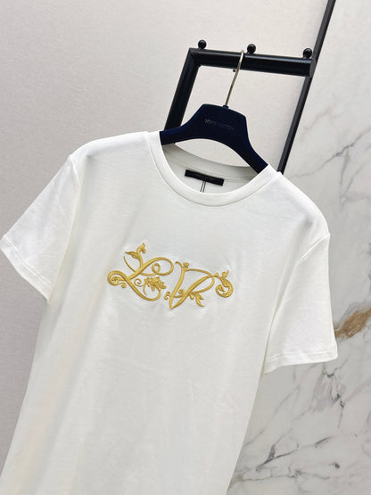 26ss Embroidered T-shirt