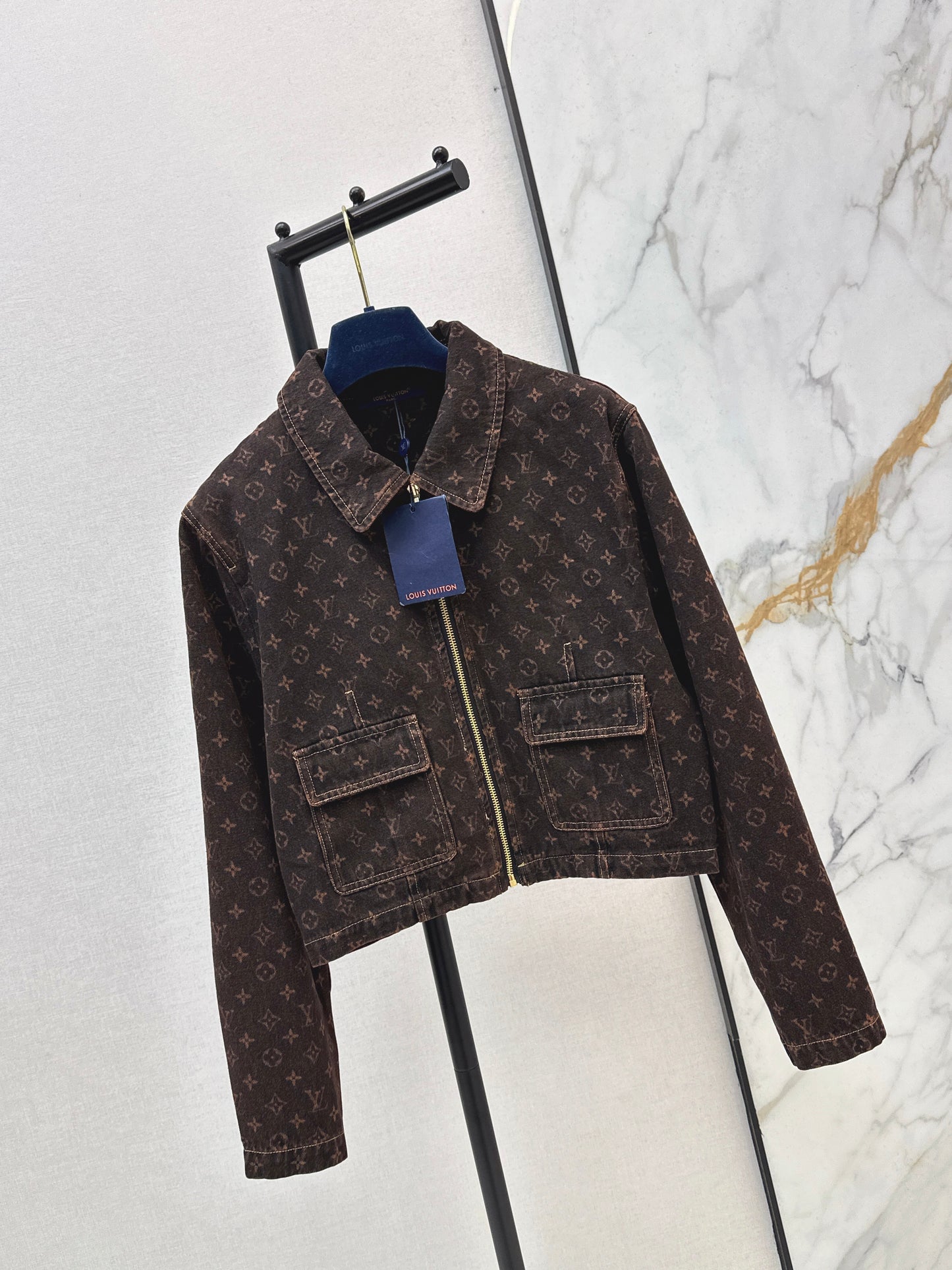 26ss Monogram Denim Jacket